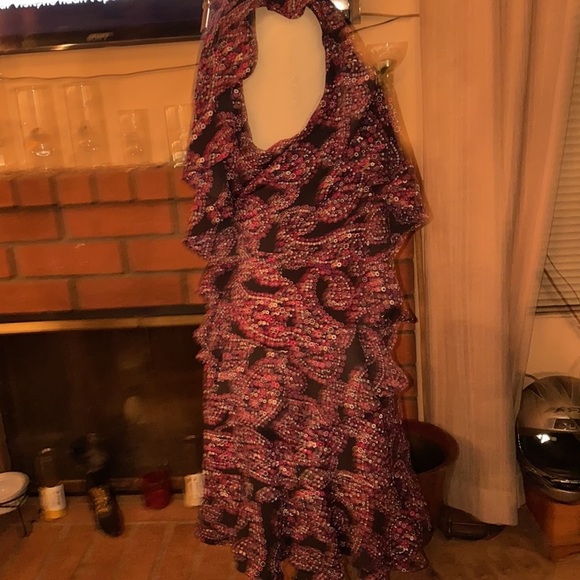 BX43 Michael Kors dress with ruffles - Picture 4 of 7